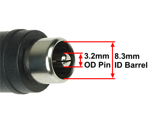 thumbnail image 2 of LOTUS Style 1-Pin RCA Male Charging Connector – For 12V, 24V, 36V, 48V Batteries 2 of 5
