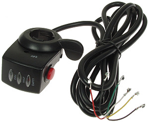 GLOGLOW E-bike Thumb Throttle Speed Control 3 Wires Thumb Throttle on Left/Right Handle for Electric Bike Scooter