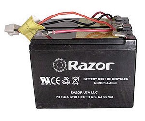 thumbnail image 2 of SigmasTek Razor E200 Electric Scooter Battery Set – 12V 7.5Ah AGM, F2 Terminals (2 Pack) 2 of 3