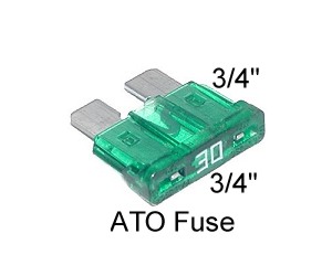 thumbnail image 2 of Motorcycle/Scooter Glass Fuse Holder - For 25mm Or 30mm Long Fuses, Aftermarket | Electrical Fuse Holder 2 of 12