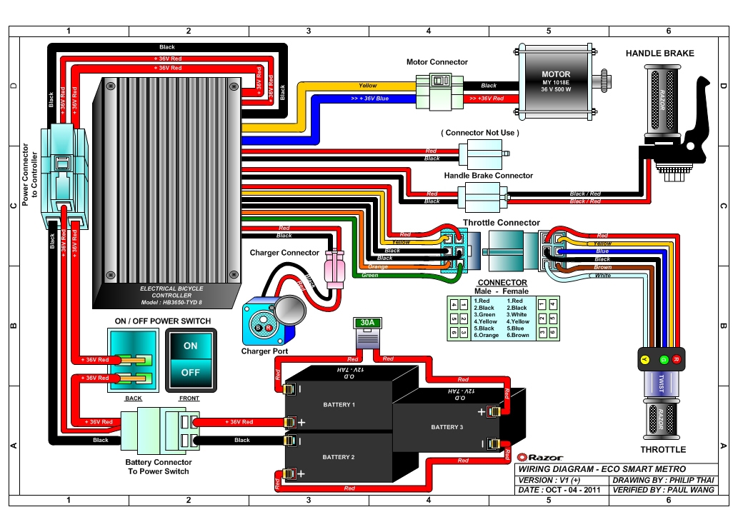 Electric Scooter Wiring Diagram Collection