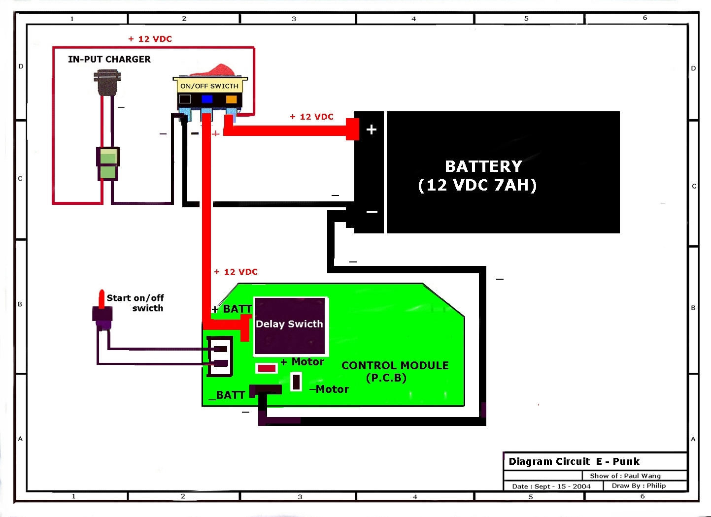 Cateye Pocket Bike Wiring Diagram from electricscooterparts.com